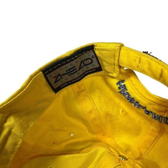 Robert Trent Jones Golf Trail Hat Cap Adjustable Vintage Yellow Golfing Cap Gift - Picture 5 of 5